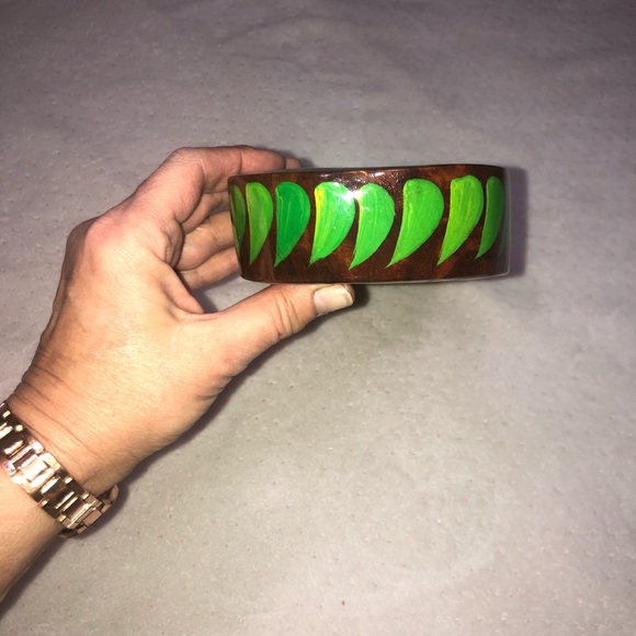 Mexican Batea Triple Bowl Condiment Tray. Handmade & Hand Painted. - Picture 11 of 11